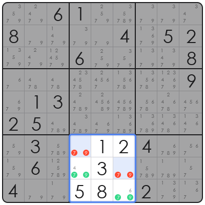 hidden pairs sudoku